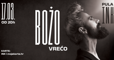 Božo Vrećo dolazi u Pulu